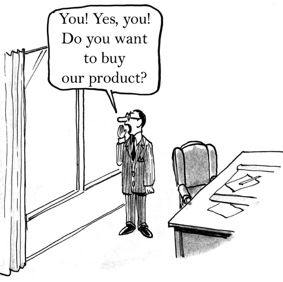 Do you want to buy? cartoon